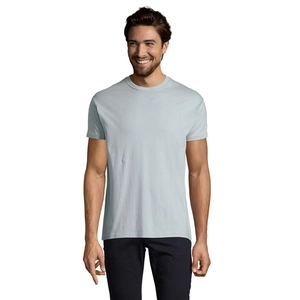 T-shirt homme col rond, 100% coton semi-peigné ringspun personnalisable