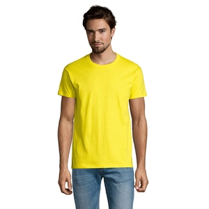 T-shirt homme col rond, 100% coton semi-peigné ringspun personnalisable
