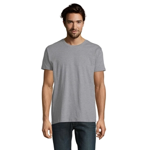 T-shirt homme col rond, 100% coton semi-peigné ringspun personnalisable