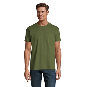 T-shirt homme col rond, 100% coton semi-peigné ringspun personnalisable