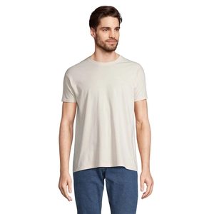 T-shirt homme col rond, 100% coton semi-peigné ringspun personnalisable