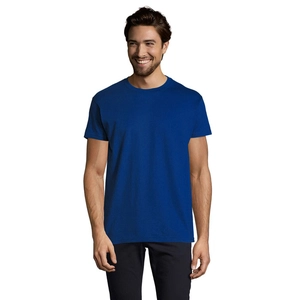 T-shirt homme col rond, 100% coton semi-peigné ringspun personnalisable