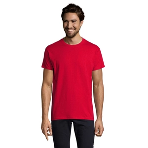 T-shirt homme col rond, 100% coton semi-peigné ringspun personnalisable