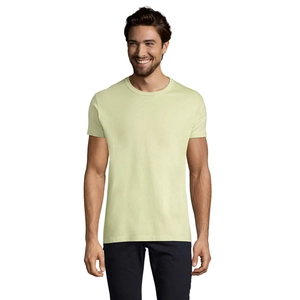 T-shirt homme col rond, 100% coton semi-peigné ringspun personnalisable