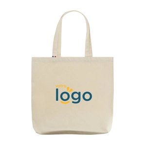 Totebag Made In France 240g Oekotex - avec étiquette tricolore personnalisable