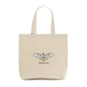 Totebag Made In France 240g Oekotex - avec étiquette tricolore personnalisable