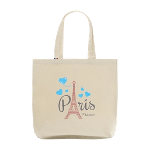 Totebag Made In France 240g Oekotex - avec étiquette tricolore personnalisable