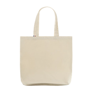 Totebag Made In France 240g Oekotex - avec étiquette tricolore personnalisable