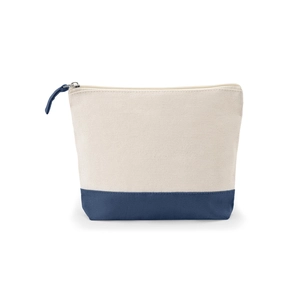 Trousse à cosmétiques 100 % coton (340 g/m²) bicolore personnalisable