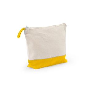 Trousse à cosmétiques 100 % coton (340 g/m²) bicolore personnalisable