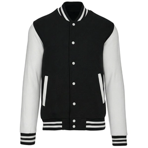Veste TEDDY - 7 boutons pression blanc - fabrication europe personnalisable