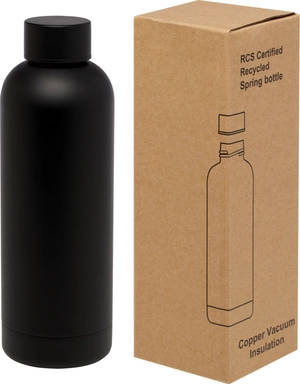 Bouteille isotherme 500ml avec isolation par le vide et couche de cuivre personnalisable