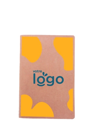 Carnet A6 souple en papier recyclé - couverture cousue personnalisable