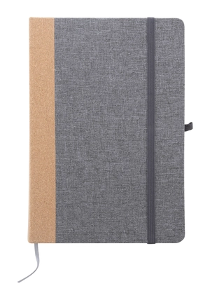 Carnet de notes A5 en RPET et liège - 80 feuilles lignées en papier recyclé personnalisable