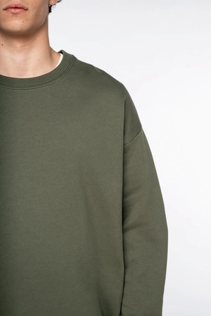 Sweat-shirt écoresponsable à col rond oversize unisexe KARIBAN personnalisable