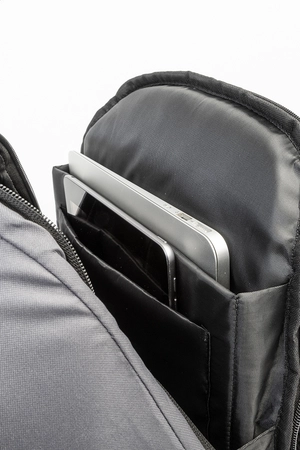 Sac à dos antivol en RPET avec compartiment zippé - emplacement PC personnalisable