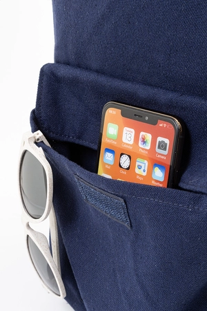 Sac à dos en toile recyclée - emplacement PC personnalisable