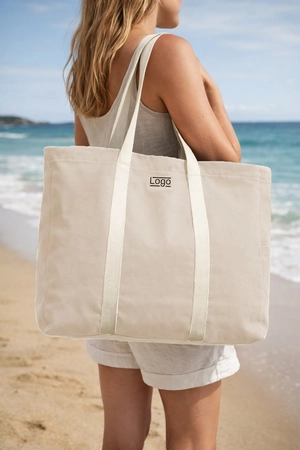 Sac de plage Garance - fabriqué par une ONG personnalisable