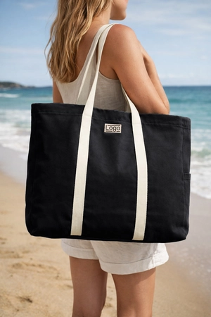 Sac de plage Garance - fabriqué par une ONG personnalisable
