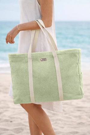 Sac de plage Garance - fabriqué par une ONG personnalisable