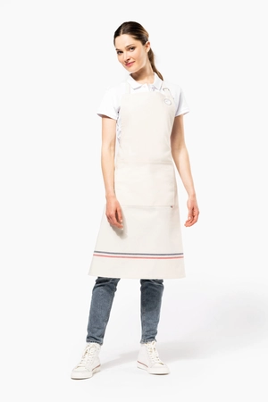 Tablier Origine France Garantie naturel KARIBAN - Lavable à 60°C personnalisable