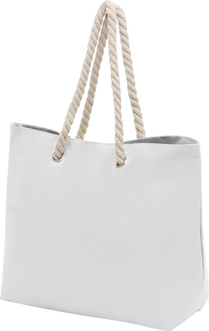 Sac de plage en polyester 300D - cordes en coton et œillets métal personnalisable