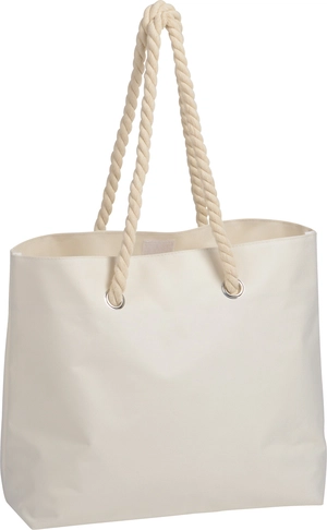 Sac de plage en polyester 300D - cordes en coton et œillets métal personnalisable