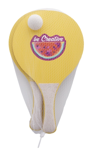Jeu tennis de plage personnalisé - fabrication Europe personnalisable