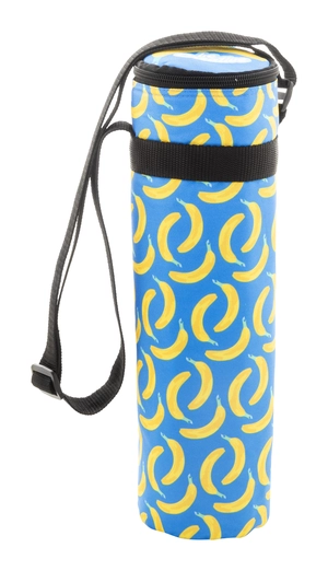 Sac isotherme bouteille zippé sur mesure en polyester RPET 600D personnalisable