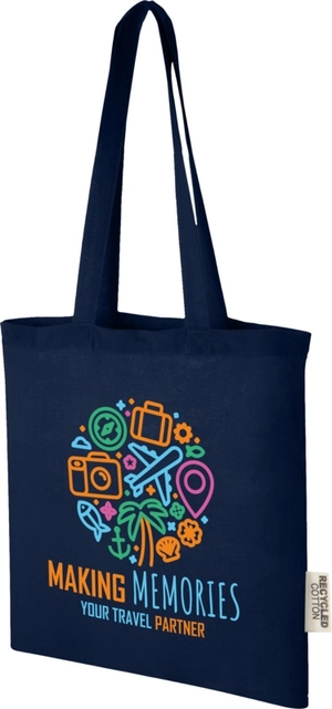 Sac shopping en coton certifié GRS de 140 g/m2 de 7 L personnalisable