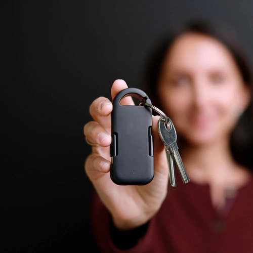 image du produit Batterie externe de secours ultra-compacte de 1 000 mAh conçue pour votre porte-clés