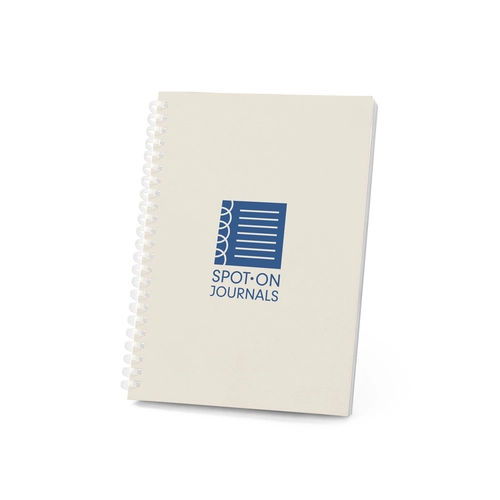 image du produit Bloc-notes A5 avec couverture souple, fabriqué à partir de papier 100 % recyclé