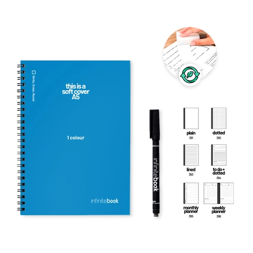 image du produit Bloc-notes A5 « Infinitebook » avec couverture souple