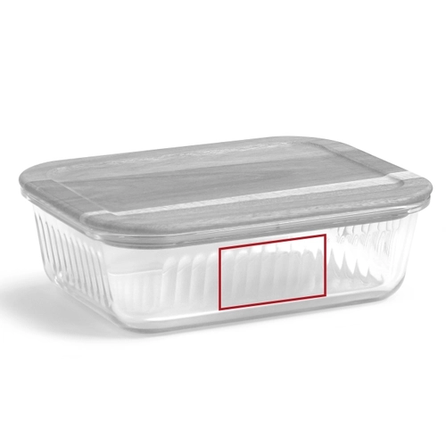 image du produit Boîte repas 1L en verre borosilicate