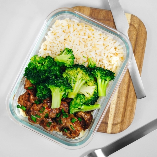 image du produit Boîte repas 1L en verre borosilicate