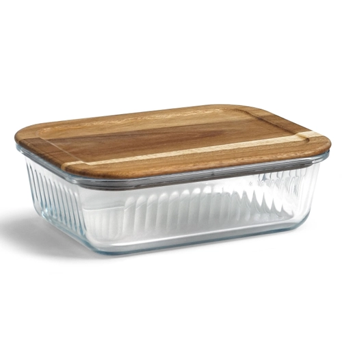 image du produit Boîte repas 1L en verre borosilicate