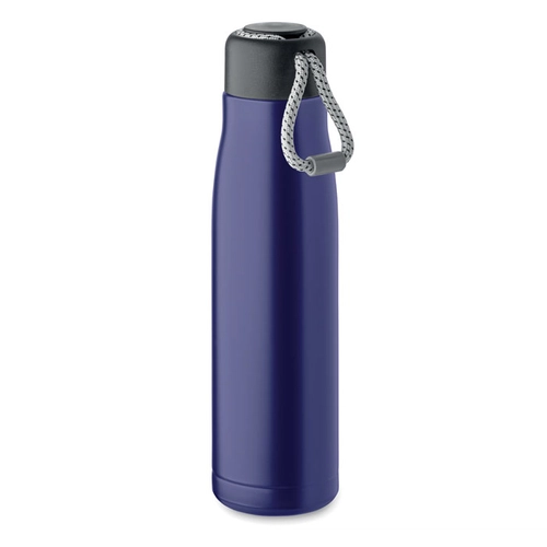 image du produit Bouteille à double paroi en acier inoxydable recyclé avec poignée 500ml