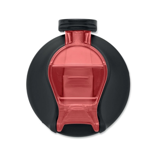 image du produit Bouteille de sport motivante en RPET avec paille intégrée