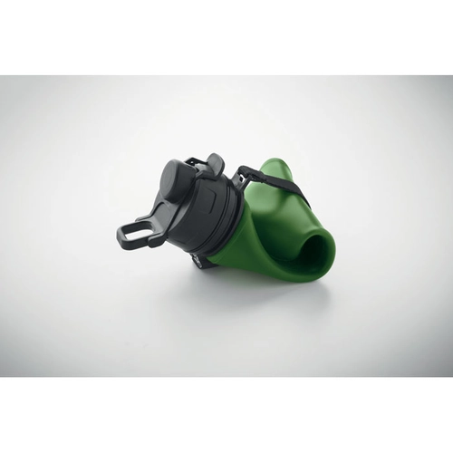 image du produit Bouteille de sport pliable en silicone avec couvercle en PP