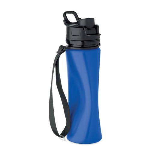 image du produit Bouteille de sport pliable en silicone avec couvercle en PP