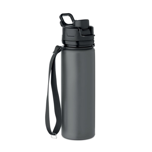 image du produit Bouteille de sport pliable en silicone avec couvercle en PP