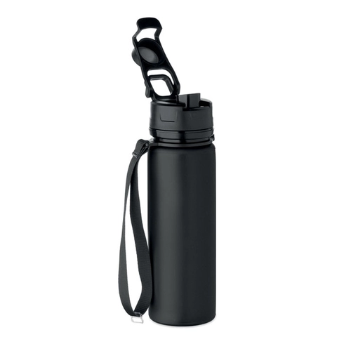 image du produit Bouteille de sport pliable en silicone avec couvercle en PP