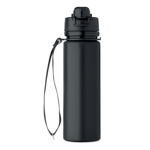 image du produit Bouteille de sport pliable en silicone avec couvercle en PP