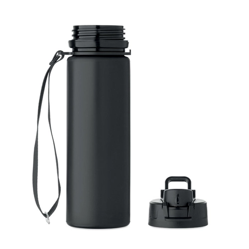 image du produit Bouteille de sport pliable en silicone avec couvercle en PP