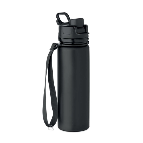 image du produit Bouteille de sport pliable en silicone avec couvercle en PP