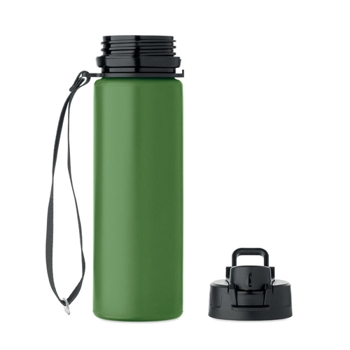 image du produit Bouteille de sport pliable en silicone avec couvercle en PP