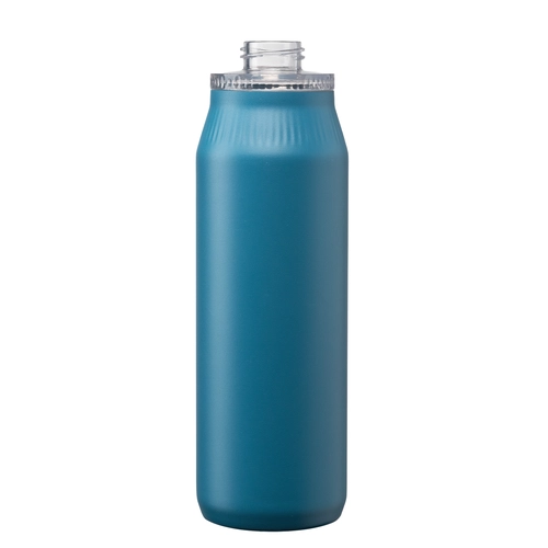 image du produit Bouteille en acier inoxydable avec double couvercle et poignée - 750 ml
