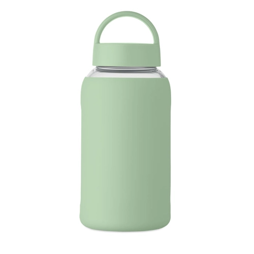 image du produit Bouteille en verre borosilicate de haute qualité avec pochette en silicone