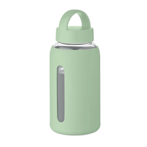 image du produit Bouteille en verre borosilicate de haute qualité avec pochette en silicone