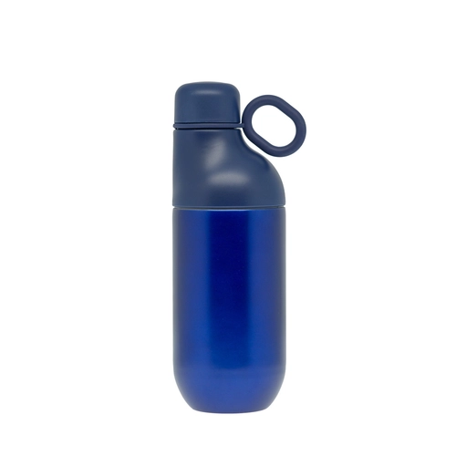 image du produit Bouteille et gobelet 2 en 1 (500 ml / 370 ml) Double paroi en acier inoxydable recyclé et ABS